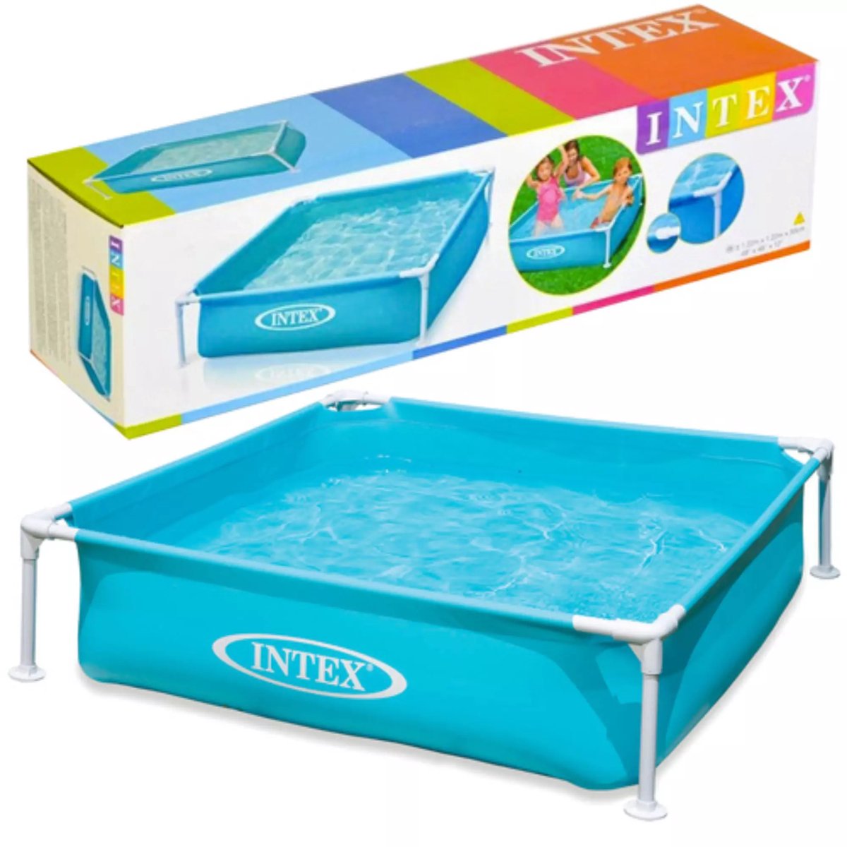 Intex Mini Frame Opzetzwembad - 122 x 122 x 30 cm — afbeelding 17