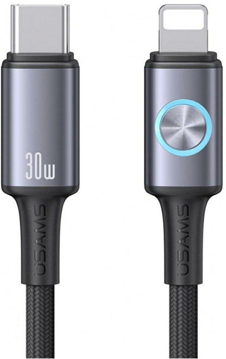 Usams 30W Usb-C Naar Lightning Kabel 1,2M Voor Het Opladen Van Apple Iphones