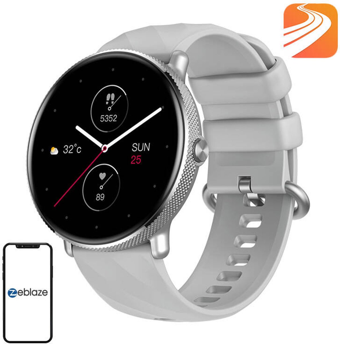 Zeblaze Smartwatch Gtr 3 Pro Voor Android Ios Met Activiteitentracking En