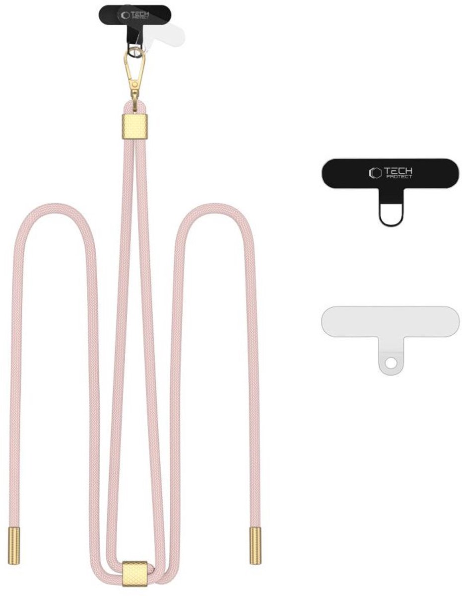 Tech-Protect C2S Rope Crossbody Riem Voor Telefoons Schouderriem