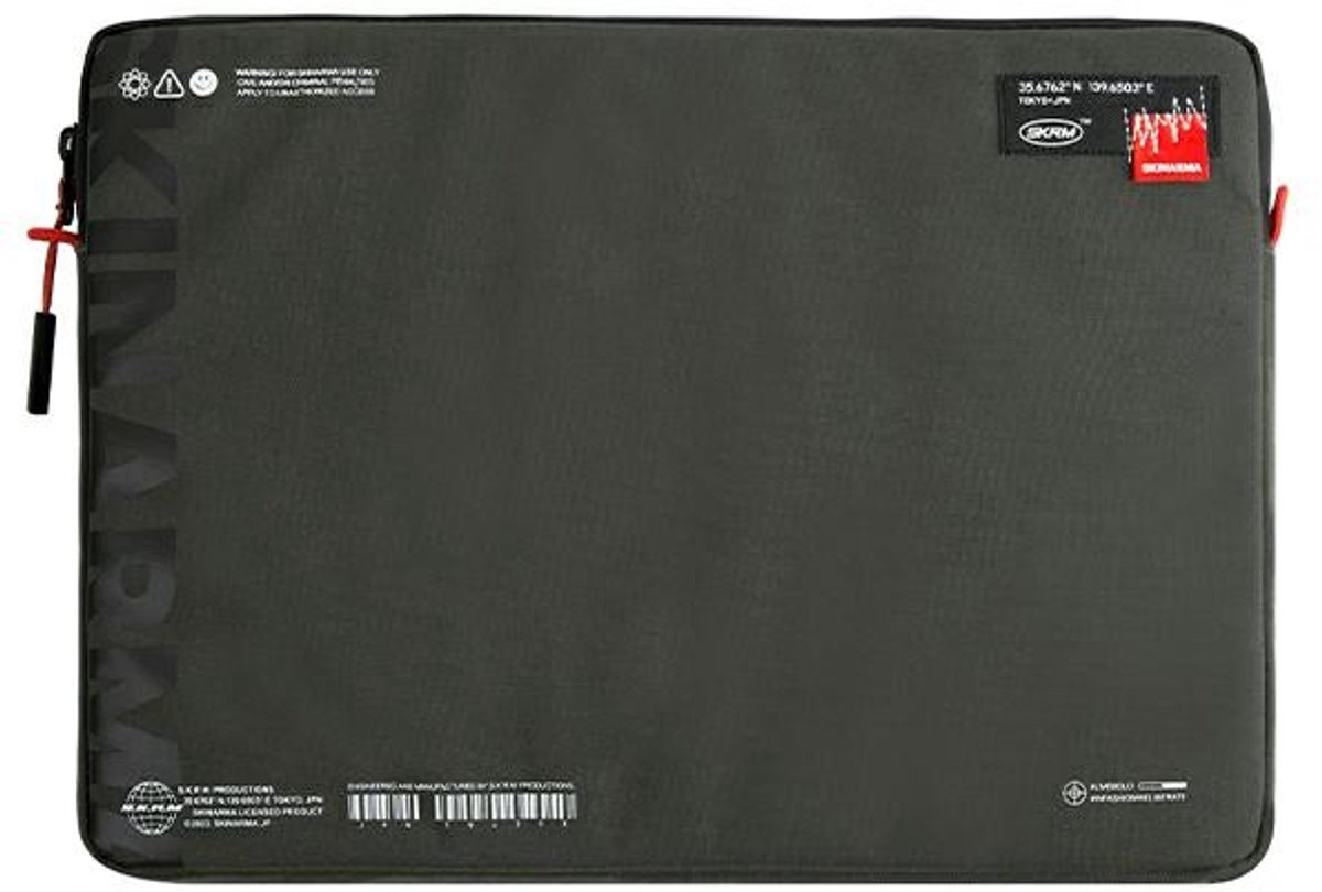 Skinarma Tas Fardel Laptop Sleeve 14 Voor Laptops 13 14 15 Inch Olijf