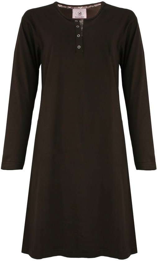 Chemise de Nuit Irresistible pour Femme - Katoen - Grijs Mélange. - TailleXL