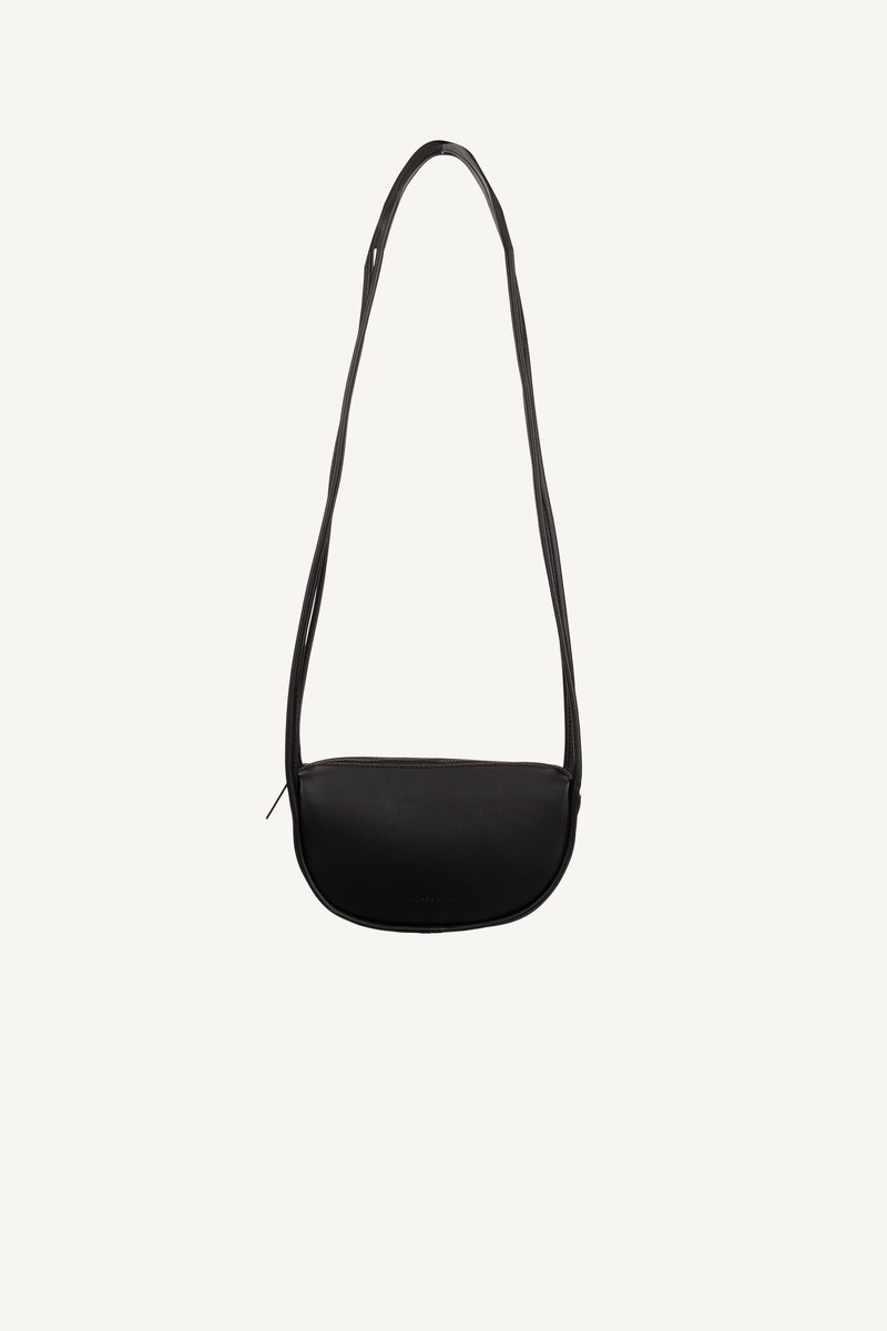 Monk and Anna - Hikaru Schoudertas Dames | Zwart - 23 x 6,5 x 13 cm