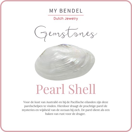 My Bendel - Bracelet à maillons en argent avec boules de Pearl White - Bracelet à maillons torsadés en argent avec boules de Pearl White - Avec emballage cadeau luxueux