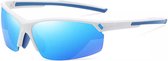 Hikr® Sportbril - Fietsbril heren - Half frame zonnebril - Gepolariseerd - Sport zonnebril - Sportief - Outdoor - Wielrennen & Fietsen - Hiking & Wandelen
