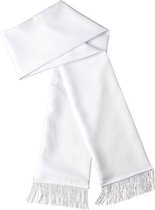 Witte sjaal Bi-stretch
