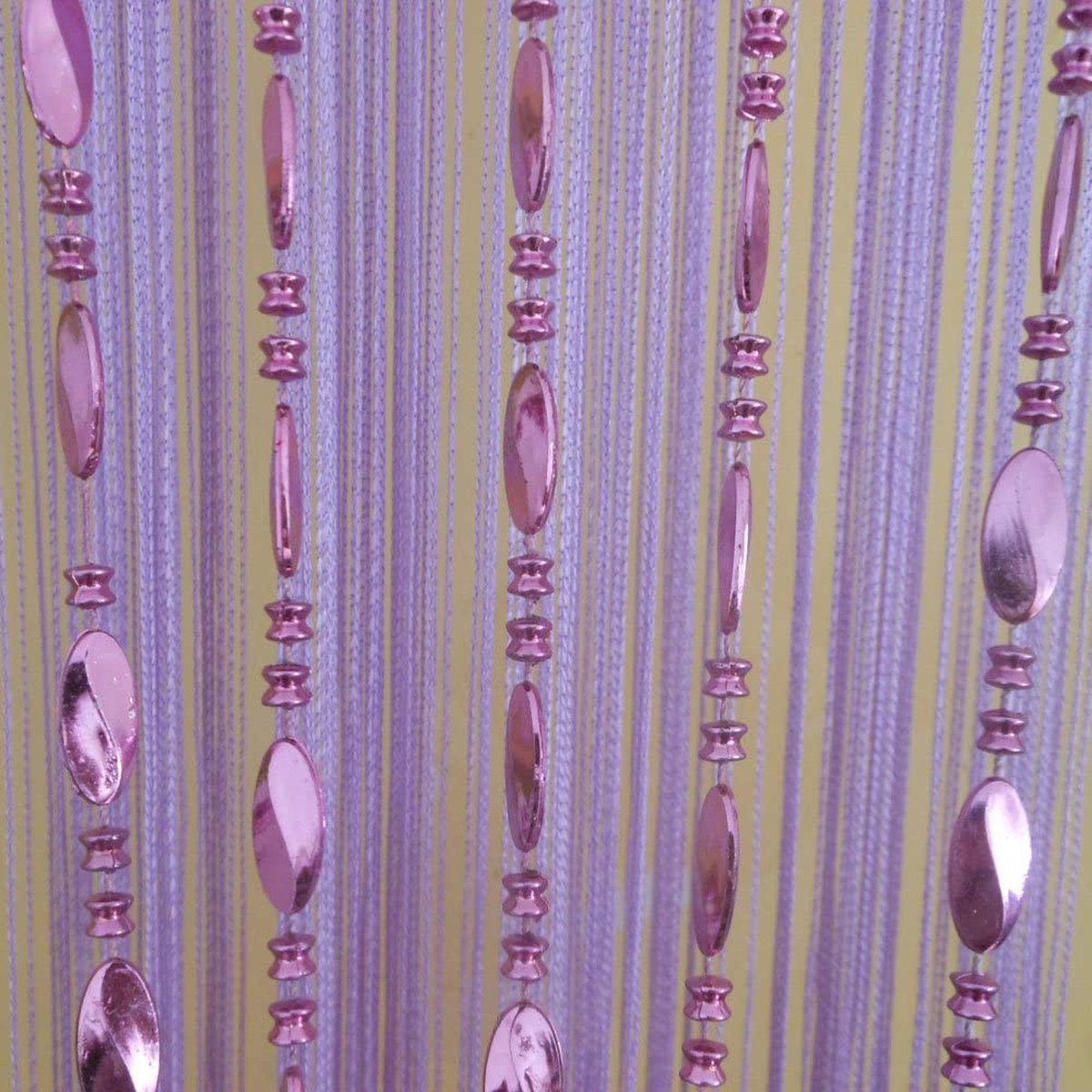 Rideau de perles, 100 x 200 cm, perles transparentes, séparateur de