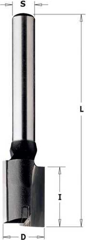 Tivoly XT60642067842 Rechte bovenfrees | 2 diamantgeslepen snijkanten 20 mm