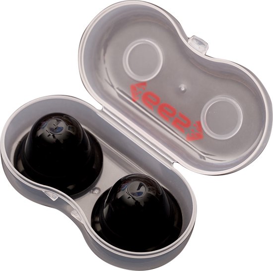 Super suceurs de tétons en silicone avec étui de voyage - noir