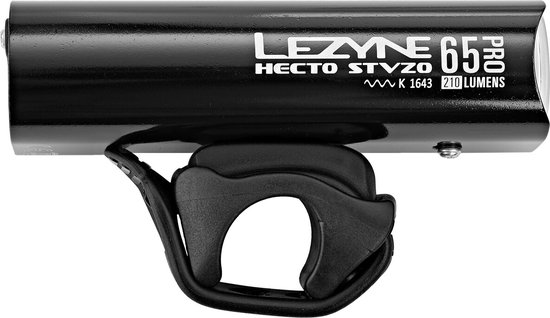 Lezyne Hecto Drive StVZO 65 Lux Front - Micro-USB Oplaadbare Fietsverlichting - LED Fietslamp Voorlicht - Koplamp Fiets - CNC-gefreesd Aluminium - Zwart — afbeelding 5
