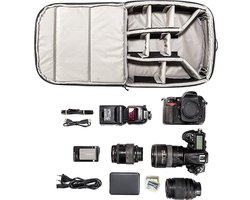 Professionele camera-rugzak / Fotorugzak - Elements Outdoor-rugzak \ Camera Backpack, Large Capacity, Camera Bag - Waterproof Backpack for Photography