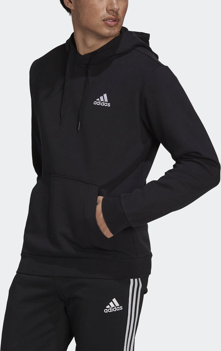 adidas Sportswear Essentials Fleece Hoodie Heren – 2XL Zwart