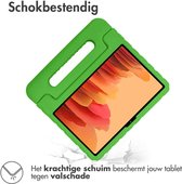 iMoshion Tablet Hoes Kinderen Geschikt voor Samsung Galaxy Tab A7 - iMoshion Kidsproof Backcover met handvat - Groen