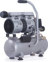 HYUNDAI stille compressor 8L - Super Silent - Fluisterstil - Slechts 56dB(A)! - Olievrij - 550W - 8 BAR - 15kg - Eenvoudig in gebruik