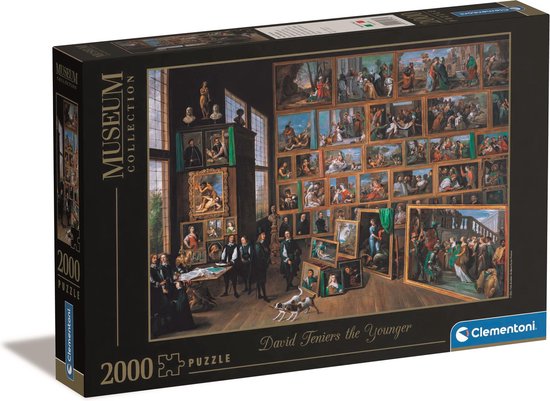 Foto: Clementoni puzzel 2000 stukjes high quality collection museum teniers archduke leopold wilhelm puzzel voor volwassenen en kinderen 14 99 jaar 32576