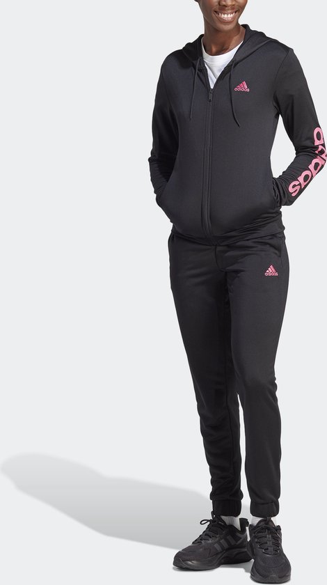 adidas Sportswear Linear Trainingspak - Dames - Zwart- XS | bol