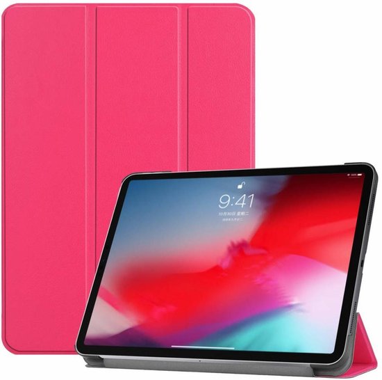 3-Vouw sleepcover hoes - Geschikt voor iPad Pro 11 inch (2018-2019) - roze