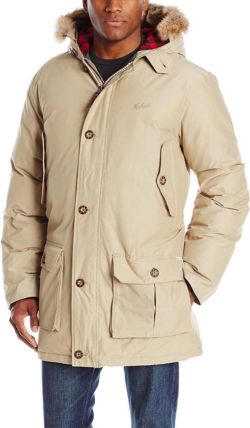 Woolrich - Heren Jas winter Arctic Parka Beige - Beige - Maat L