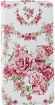 GadgetBay Rozen Wallet hoesje iPhone XR - Roos Case