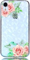 GadgetBay Diamant hoesje TPU iPhone XR Case - Bloemen