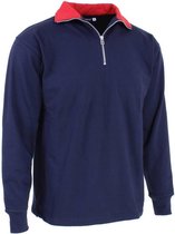KREB Workwear® EVERT Zip Sweater Marineblauw/RoodXXXL
