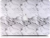 Lunso Geschikt voor MacBook Pro 13 inch (2016-2019) cover hoes - case - Marble Etta