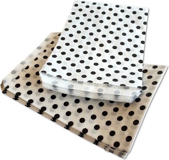 100x Uitdeelzakjes Sluitstickers Bedankt - Zakjes Met Plakstrip