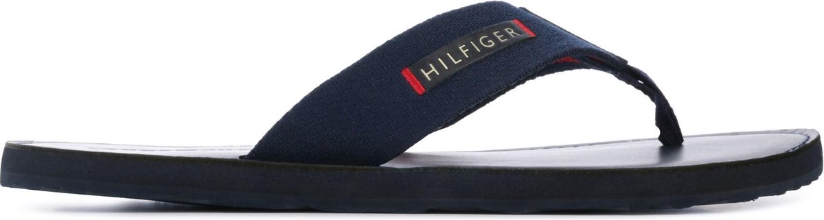 Logo slippers heren Tommy Hilfiger slippers | KLEDING.nl