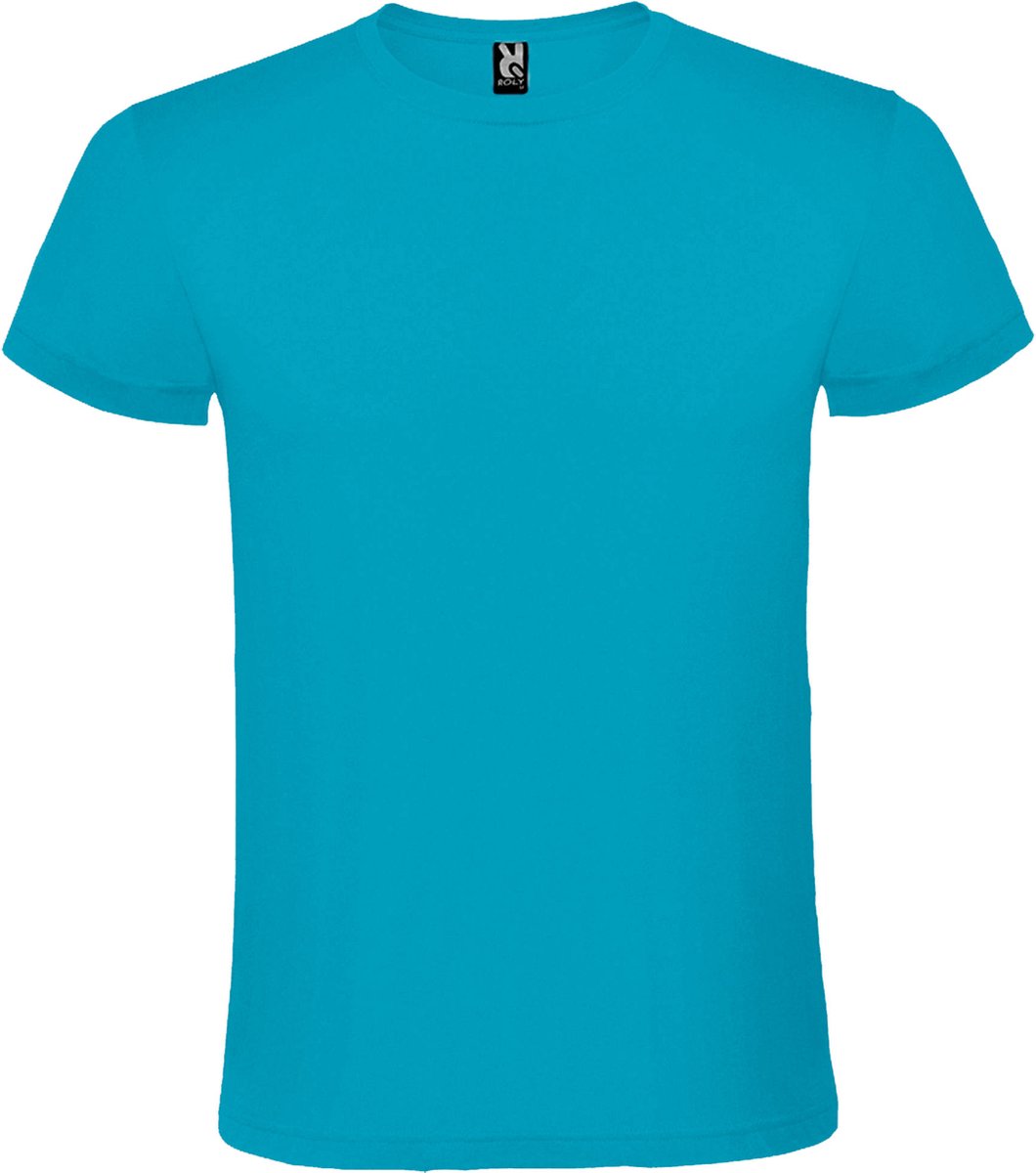 Turqoise 10 pack t-shirts Merk Roly Atomic 150 maat 3XL