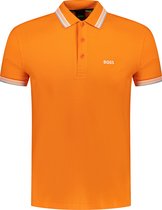 Boss Polo Oranje Oranje Getailleerd - Maat 3XL - Mannen - Lente/Zomer Collectie - Katoen