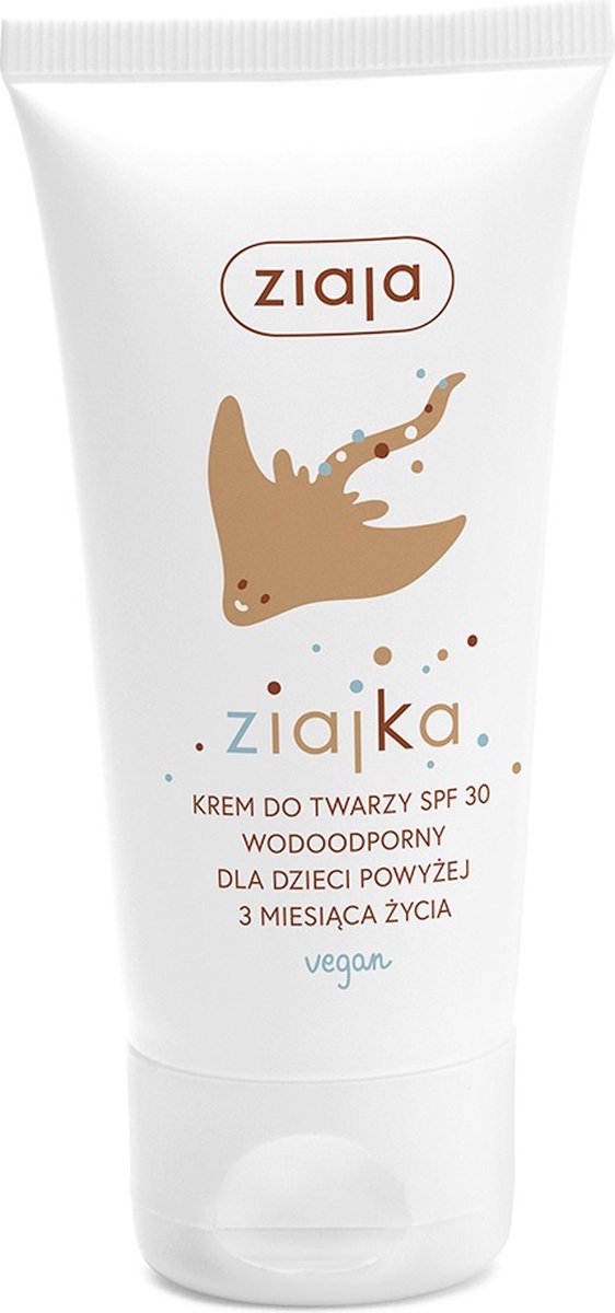 Kids Ziajka Sun Face Cream Spf 30 - Ochranný Krém Na Obličej Pro Děti 3m+