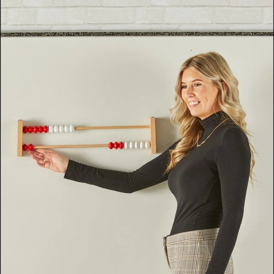 Magnetisch instructie rekenrek / kralenrek XXL | bol