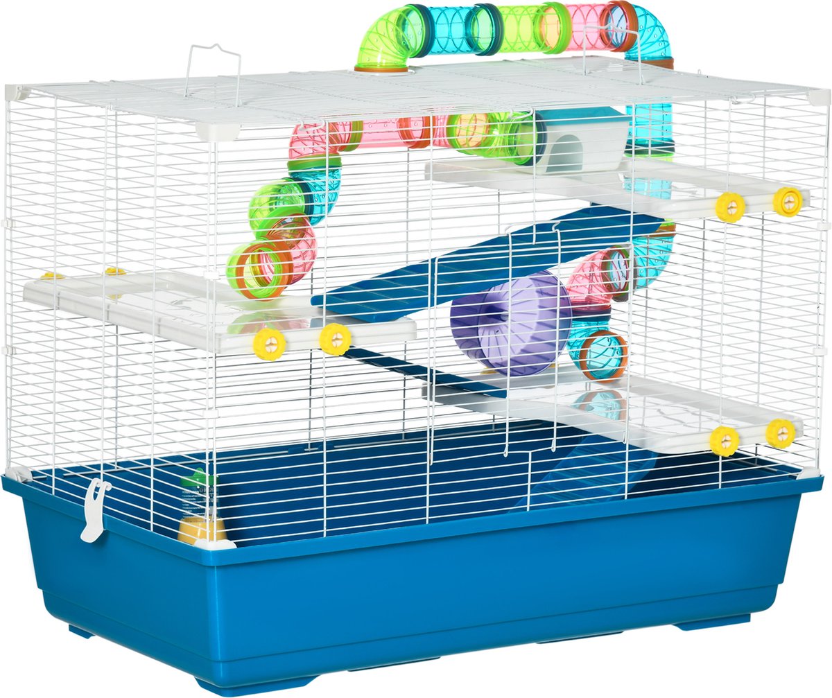 PawHut hamsterkooi multi-level beestenkooi knaagdierkooi PawHut hamsterkooi multi-level beestenkooi knaagdierkooi