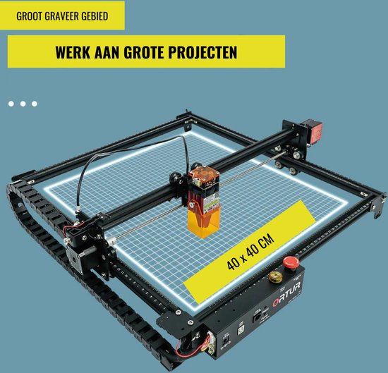 Doe-het-zelf Lasergraveermachine, CNC-printer, 12 V, desktop, mini snijmachine, houtgravure, machine, nieuwe freesmachine, router, graveermachine, lasergravure, snijmachine, laserkop, snijmachine, 500