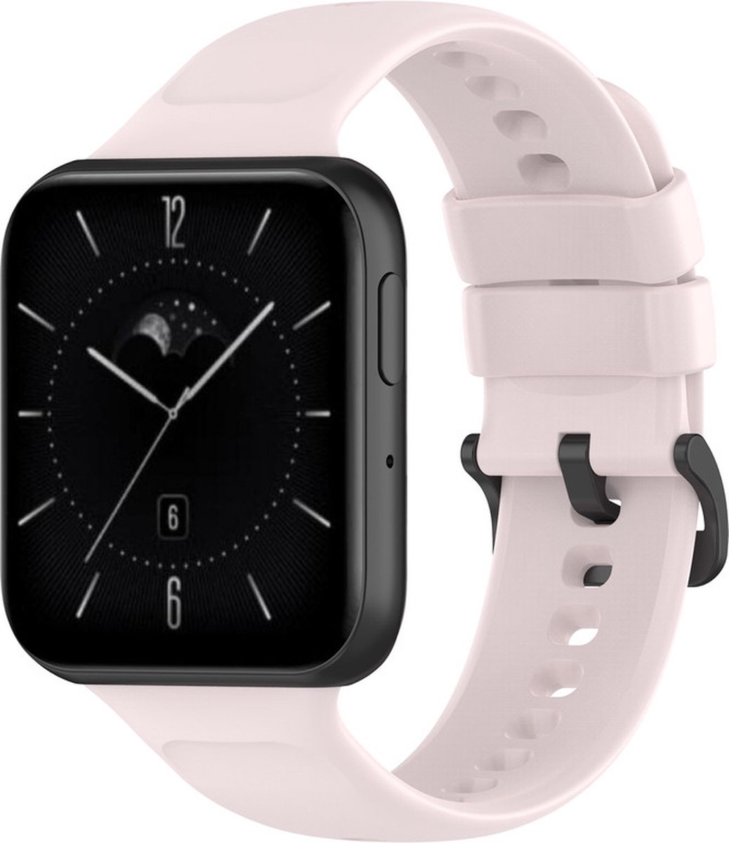 Siliconen bandje - geschikt voor OPPO Watch 3 - lichtroze
