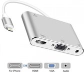 ONTEN Digitale AV Adapter Geschikt voor: iPhone Lightning kabel naar HDMI + VGA - Dongle | OTN-7585C