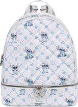 Stitch DISNEY - Petit sac à dos matelassé Witte 31x25x11 cm