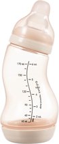 Difrax Babyfles 170 ml Natural - S-Fles - Anti-Colic - Lichtroze - 1 stuk