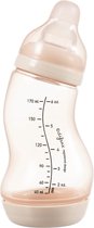 Bol.com Difrax Baby fles 170 ml Natural - S-Fles - Anti-Colic - Lichtroze - 1 stuk aanbieding
