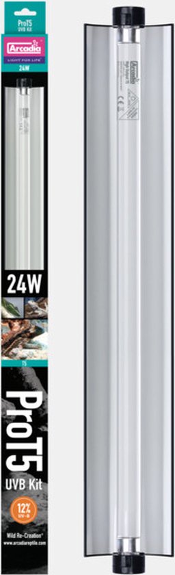 Kit Pro T5 UVB, Lampe UV 12% - 24W (60 cm) | bol.com