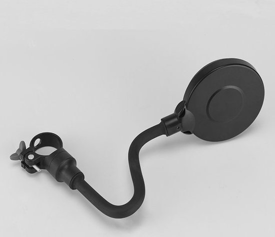 Decopatent® Rétroviseur vélo Ebike - Vélo - VTT - 1x Rétroviseur vélo sur guidon - Gauche - Droite - Rétroviseur 360° réglable