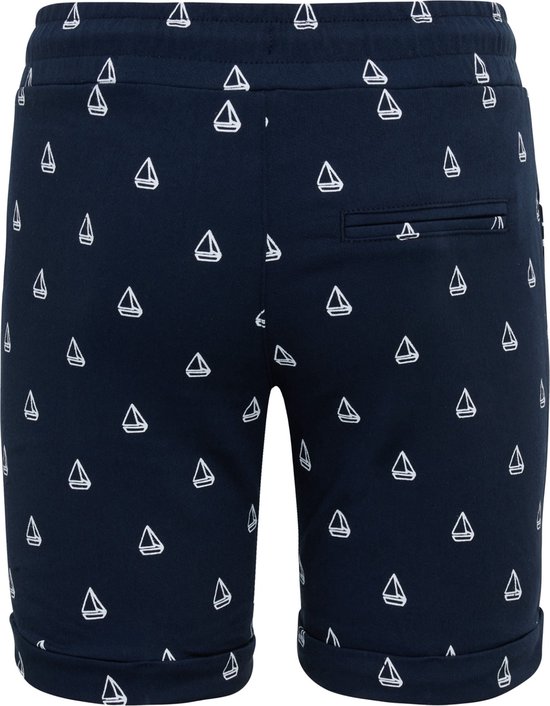 Chino Shorts With Roll Up Cuff Jongens - Navy - Maat 146-152