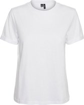 Vero Moda T-shirt Vmpaula S/s T-shirt Ga Noos 10243889 White Dames Maat - XXL