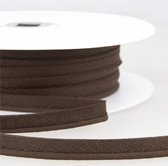 Paspel 1 meter - paspelband voor naaien - donker bruin