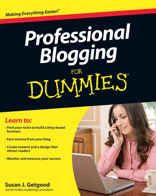 Professional Blogging For Dummies - cover