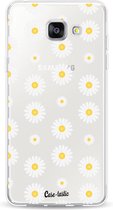 Casetastic Samsung Galaxy A5 (2016) Hoesje - Softcover Hoesje met Design - Daisies Print