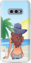 Casetastic Samsung Galaxy S10e Hoesje - Softcover Hoesje met Design - BFF Sunset Brunette Print