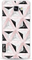 Casetastic Softcover Samsung Galaxy A5 (2016) - Marble Triangle Blocks Pink