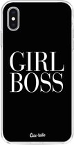 Casetastic Apple iPhone XS Max Hoesje - Softcover Hoesje met Design - Girl Boss Print