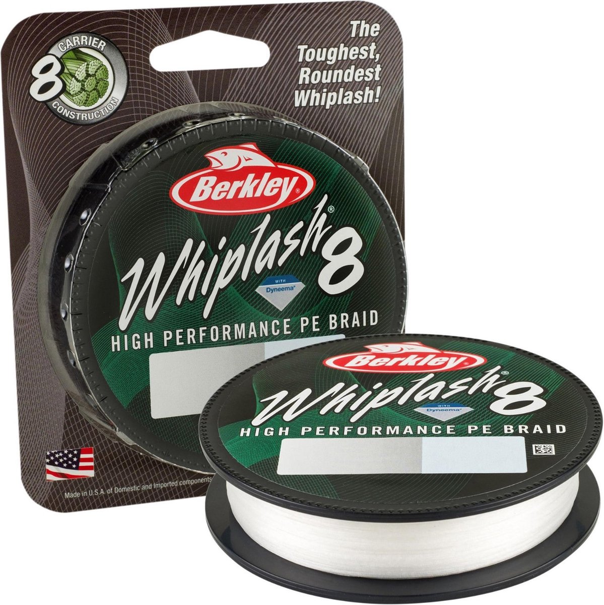 Berkley Whiplash 8 | Crystal | Dyneema | 0.16mm | 150m